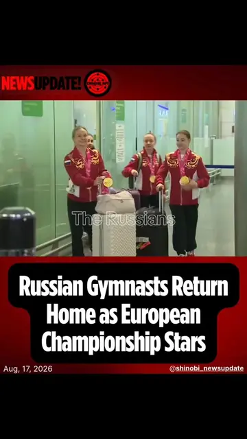 Russia's gymnasts arrived home to a hero's welcome after a highly successful Eur
