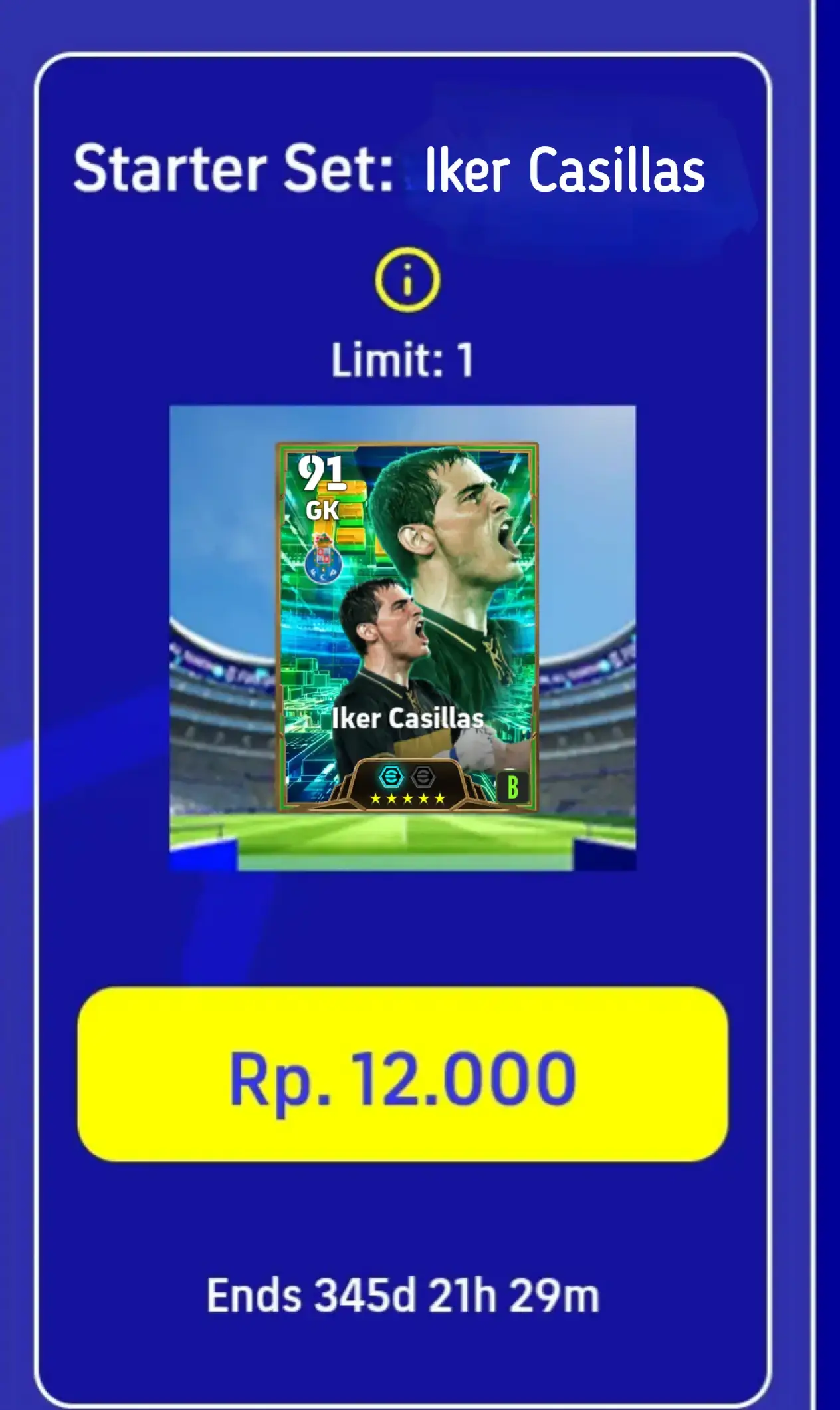 New Starter Set Iker Casillas eFootball 2027 Mobile  Gas aja lah😇 #efootballmob
