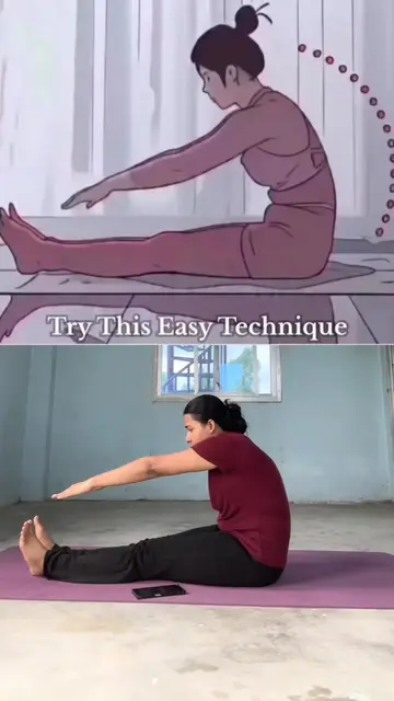 Seated Forward Bend 🧘‍♀️ Try to do it the way I’ve shown in the video. But reme
