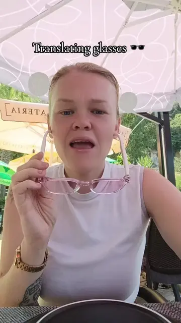 Translating Glasses - amazing for when your on holiday when your on holiday #tra