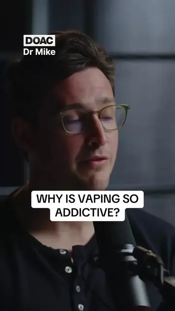 Dr Mike explains that while vaping may not be as harmful as cigarettes on paper,