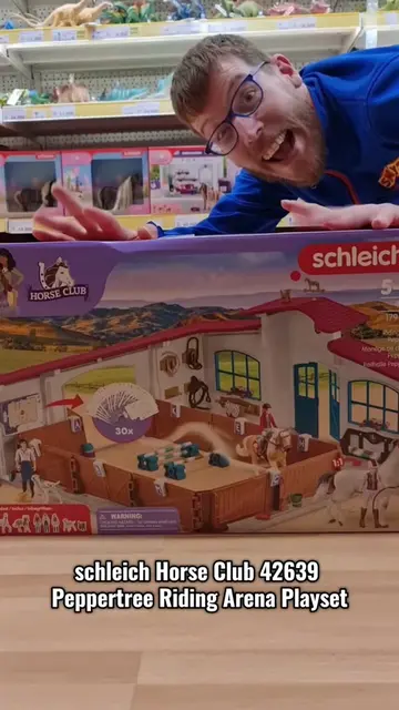 In the schleich Horse Club 42639 Peppertree Riding Arena Playset, you can practi
