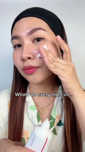 What I do every night vs. what people see the next morning 👀✨ 7 nights with Mad