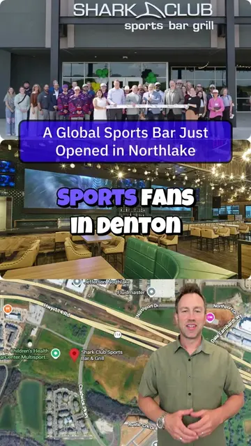 Game day just got an upgrade in Northlake. 🦈🏈 Shark Club Sports Bar & Grill ha