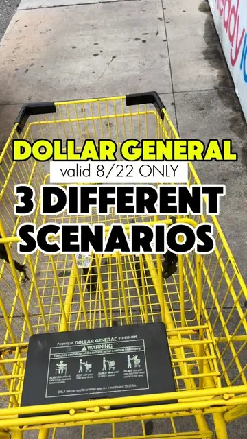 Dollar General deals valid 8/22 ONLY -  laundry, household essentials and more! 