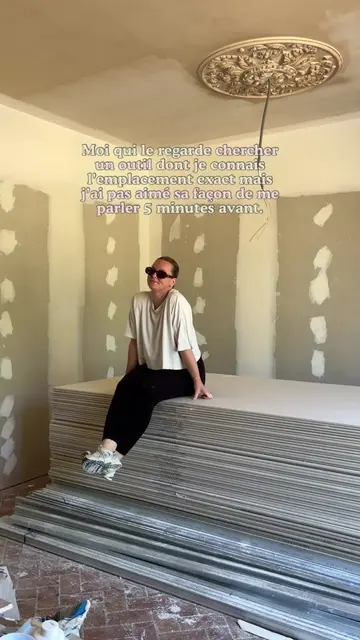 Faut pas me contrarier 😂 #renovation #travauxrenovation #reno #humour #videodro