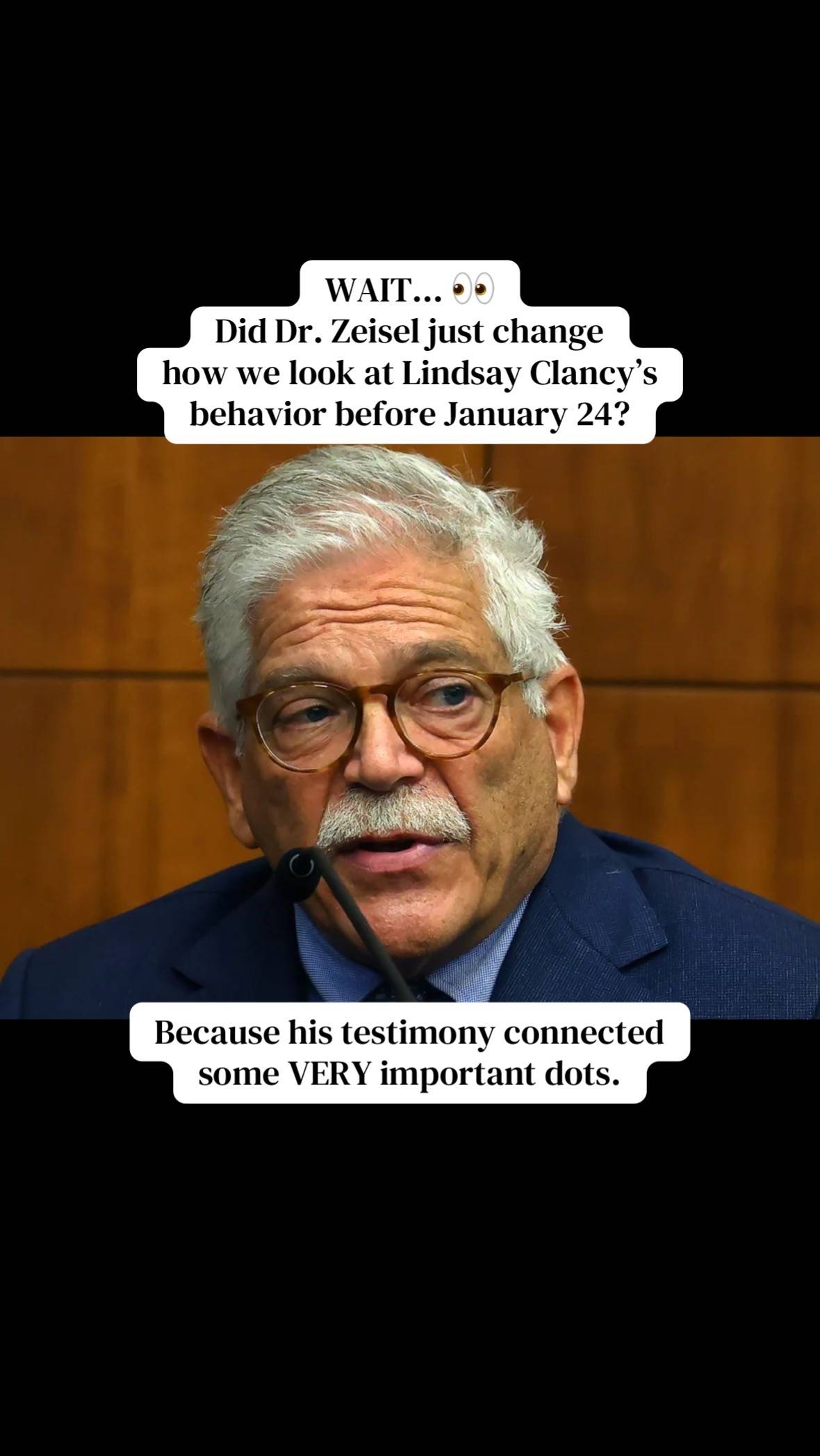 Dr. Paul Zeisel’s testimony may be some of the most significant we’ve heard yet 