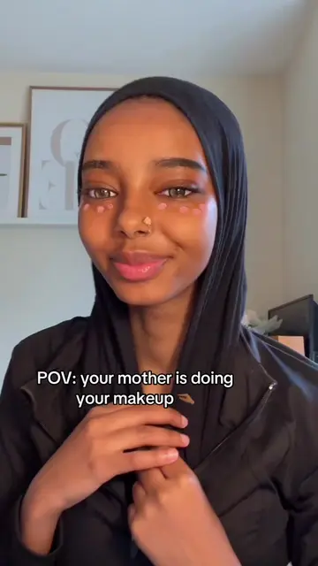 POV: Mum does your makeup and suddenly you’re feeling like THAT girl 😭🤎 #makeu