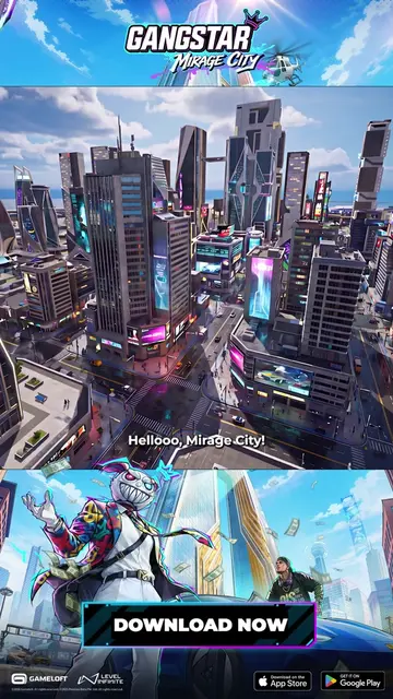 🔥 Gangstar Mirage City is NOW LIVE!🎮 Download Now:https://gst.onelink.me/ebT2/