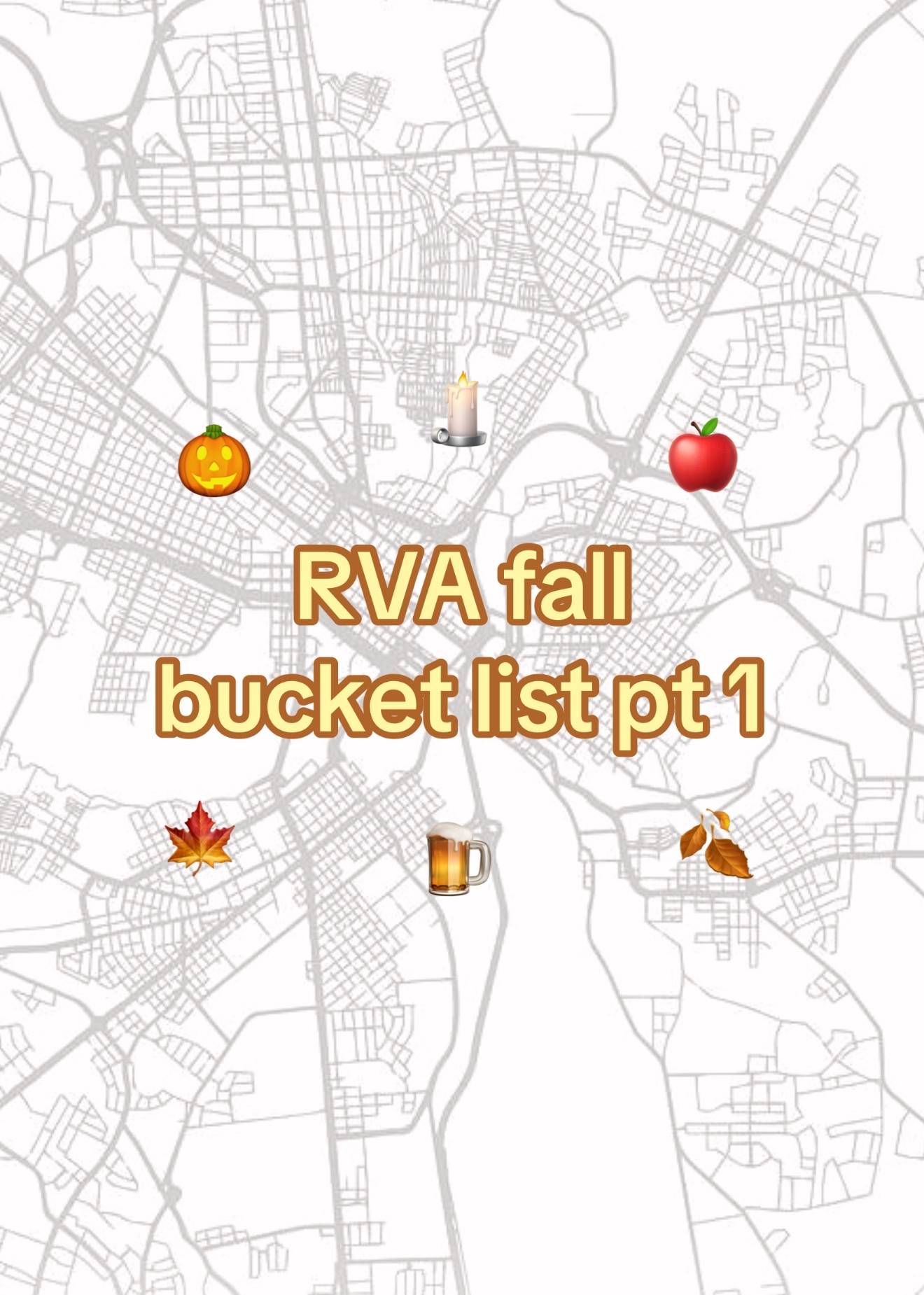 some local activities for this fall in rva :)  #rva #fall #autumn #fallbucketlis