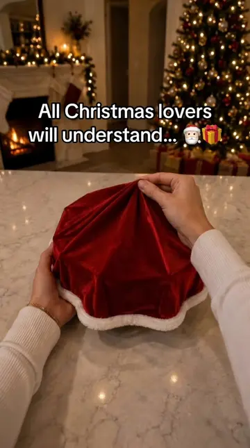 Santa’s sleigh… actually floating. 🎅✨ No strings — just magnetic levitation and