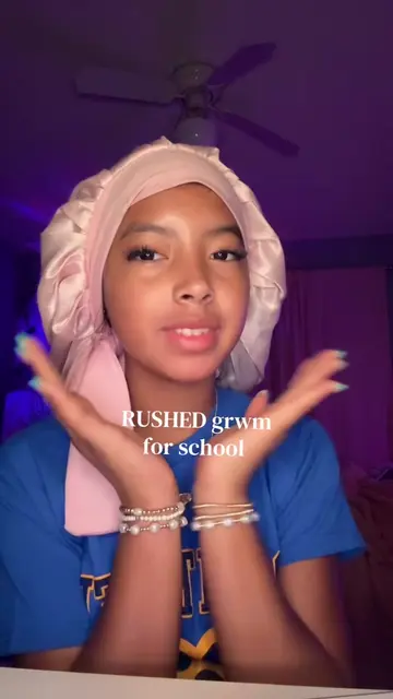 grwm for school *rushed* #grwm #grwmforschool #school #rushed #5ammorningroutine