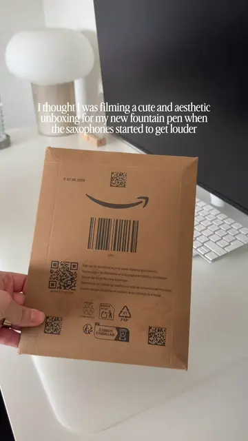 Thanks @kaweco.germany 😅 I was super excited to film a cute unboxing for my new
