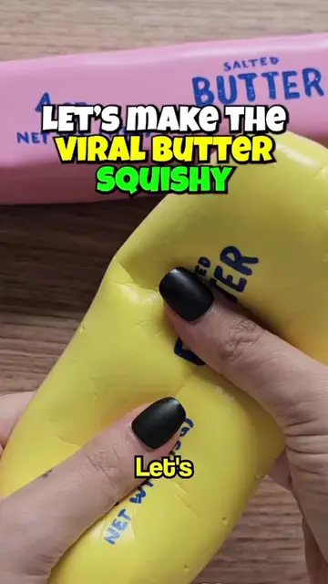 How to make the Viral Butter Squishy #buttersquishyviral #squishy #tiktokgrowthc
