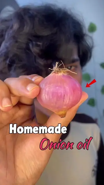 Homemade Onion Hair Oil #reels #viral #hairgrowthtips #hairstyles #hairfallcontr