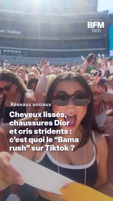 Cheveux lissés, chaussures Dior et cris stridents : c'est quoi le "Bama rush" su