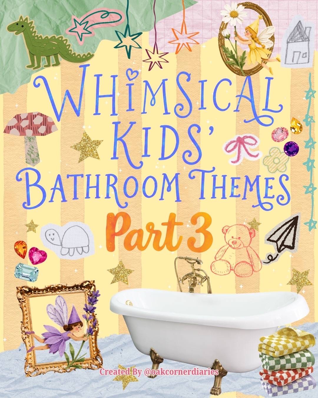 You asked for more… so here’s Part 3! 🛁✨ Six more whimsical kids’ bathroom them