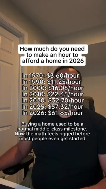 For decades, buying a home was the normal middle class milestone. You got a dece