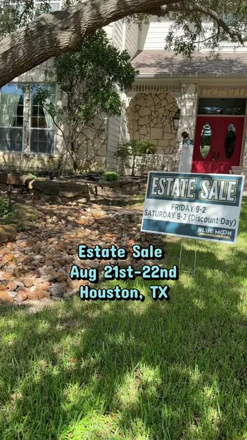 Estate Sale by @Blue Moon Estate Sales.NW HOU  🗓️ August 21st–22nd (Friday & Sa