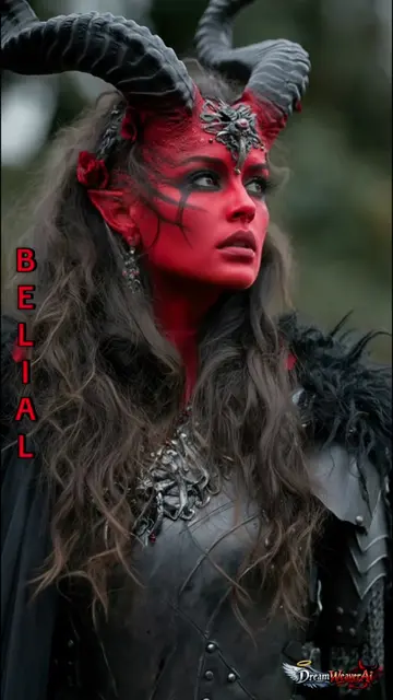 Six faces of demons Belial, Behemoth Beelzebub, Asmodeus, Satanas and Lucifer. E