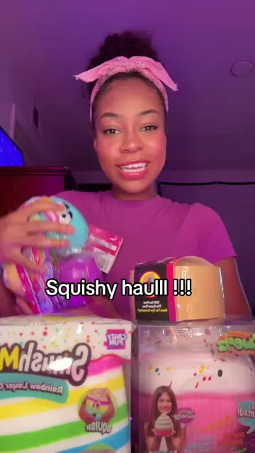 #fypシ #squishys #fivebelow #haul #neondumpling 