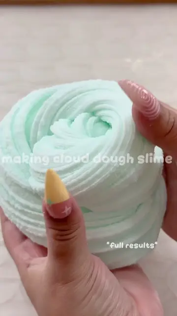 what other slimes should i make :D ? #slime #clouddough #slimes #diyslime #asmrs