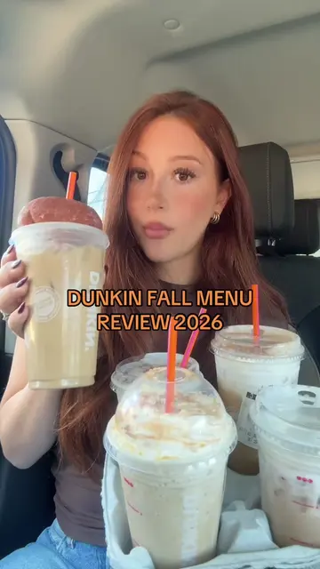 i look forward to this day all year #dunkin #dunkinreview #dunkinfalldrinks #fal