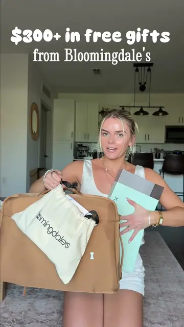 Everything Bloomingdale's gave me for FREE after my wedding registry appointment