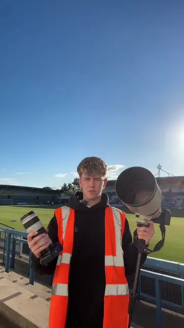 My setup as a 19 year old sports photographer 📸 | #sportsphotos #sportscreative