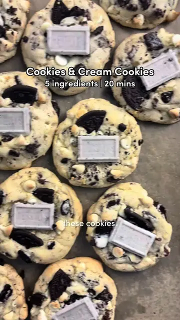 Cookies & Cream Cookies🍪 I use @Osta - Recipe Tracker to save and organize reci