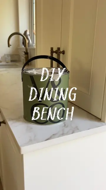 Part 2 of our DIY dining room bench seat!🤍 #farrowandball #benchseat #banquette