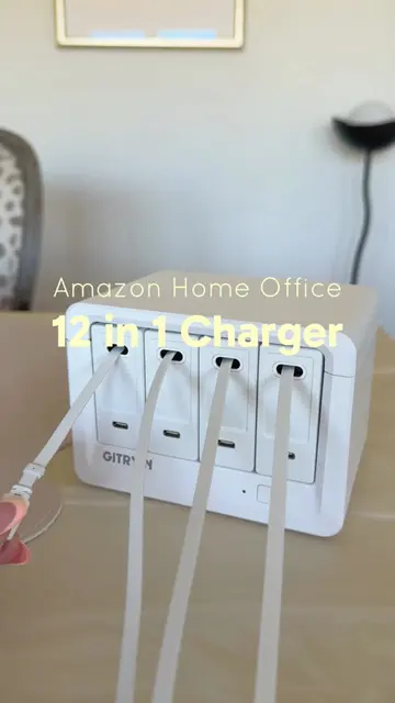 Clean up your home office setup with this 12-in-1 desktop charging station 🔌✨ W