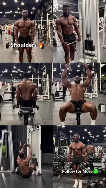 Shoulders Workout 🔥 #shoulders #workout #fitness #gym #GymTok 