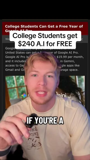 College students can get a full year of Google AI Pro completely free (worth $24