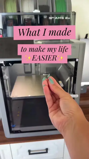 I needed one so bad, so I finally made one!  (Also. I ran out of gray filament, 