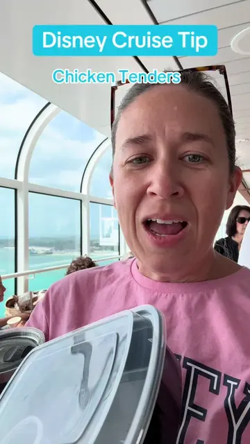 Disney Cruise Hack for the best chicken tenders ever! #disneywish #dcl #concierg