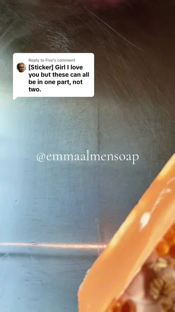 Replying to @Five Cutting Oatmeal, Milk, & Honey 🍯  #soapcutting #soap #handmad