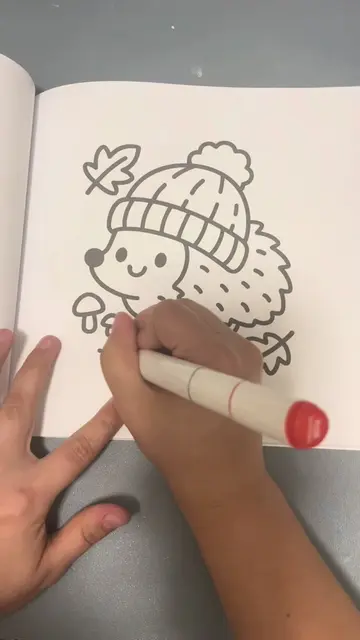 Relaxing coloring session 🥰🍷🍁