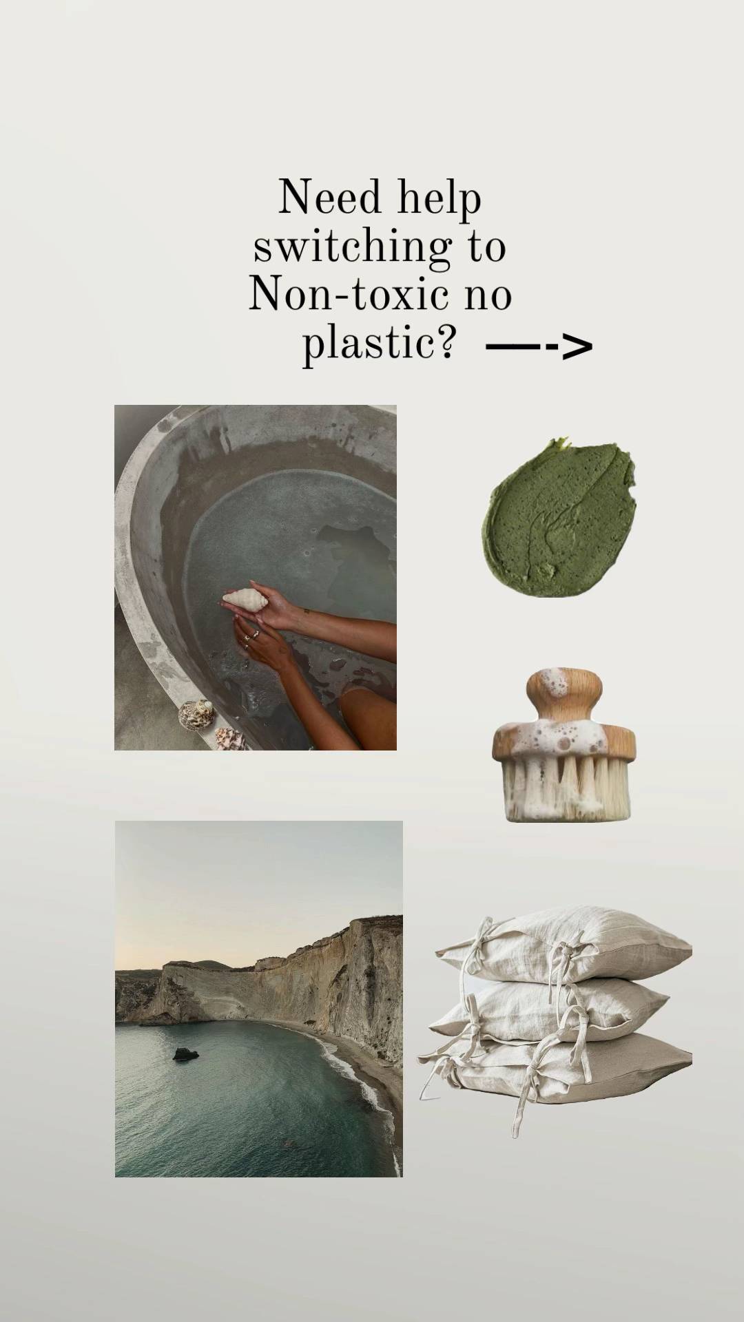 #nontoxic #cleanbeauty #plasticfree #cotton #linen 