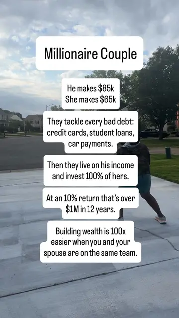 Building wealth gets a lot easier when two people are working toward the same go
