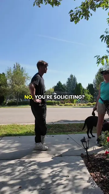 I think she wanted her windows cleaned  #doortodoor #d2d #windowcleaning 