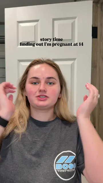 story time of me finding out that I was pregnant at 14…🫣 #teenmom #momlife #you