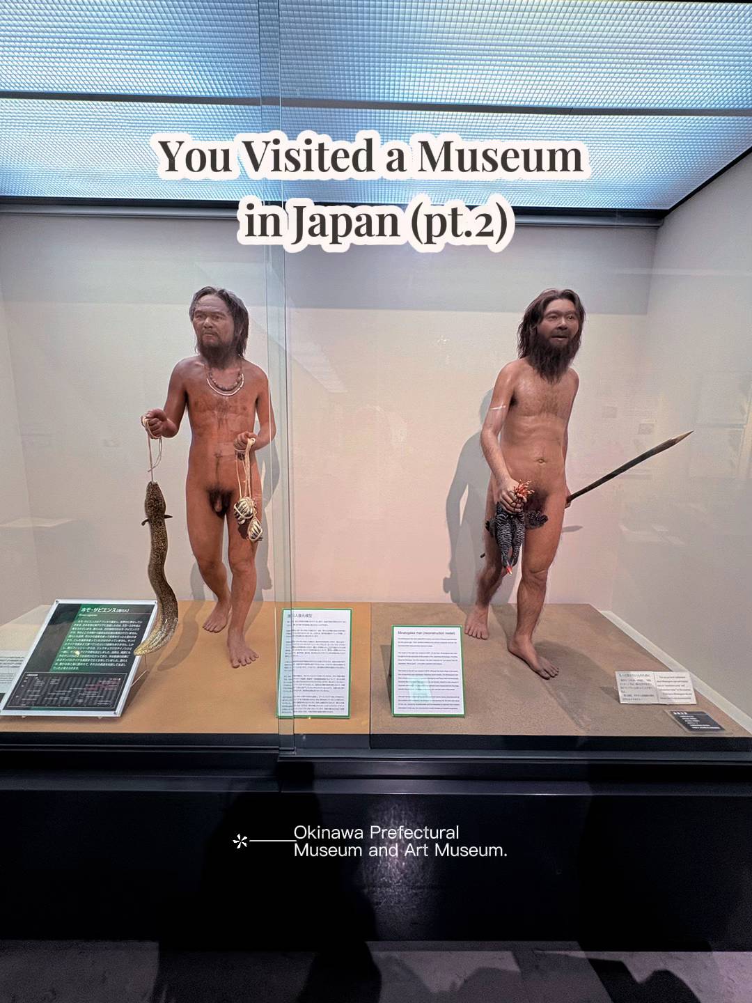 We came to the Okinawa Prefectural Museum & Art Museum in Naha and discovered a 