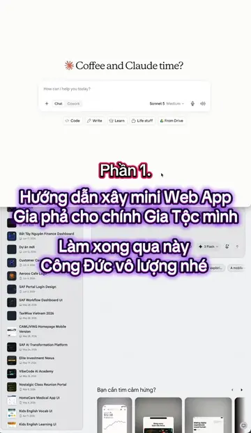 Hướng dẫn xây mini Web App Gia phả cho chính Gia Tộc mình