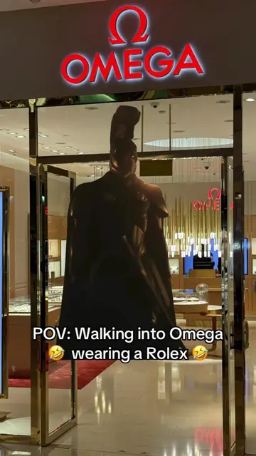 POV: Walking into Omega wearing a Rolex 🤣