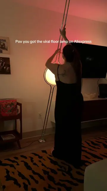 Zuru lamp dupe?!  Finally got the viral tik tok floor lamp  With philips hue😍 #