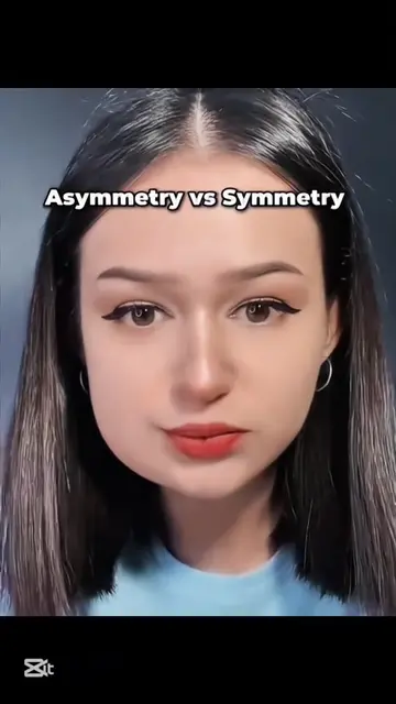 symmetrical face filter tutorial. mask filter for face Asymmetry vs Symmetry🤩✨�