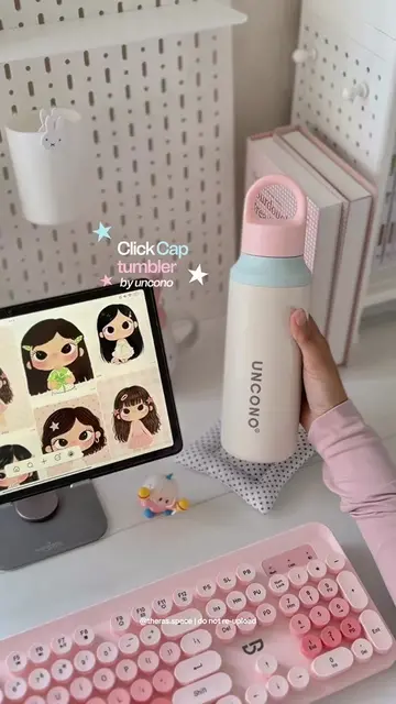 Everyday bottle for every lifestyle 🤍✨ Tumbler ClickCap Blush from @UNCONO Indo