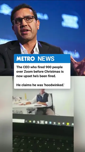 The CEO who became infamous for firing 900 employees over Zoom has now been fire