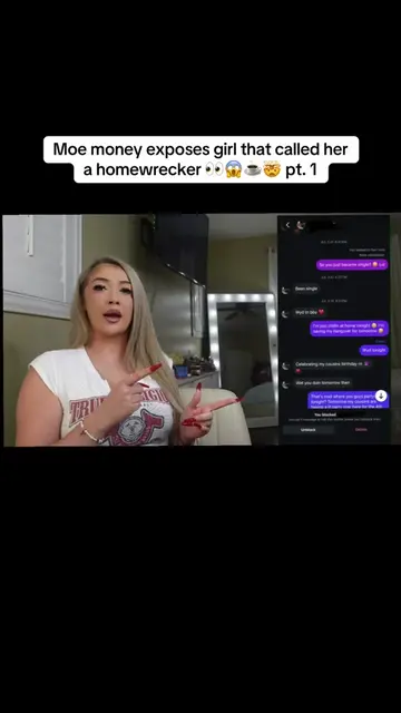Moe money exposes girl that called her a homewrecker 👀😱☕️🤯 pt. 1 #moemoney #m